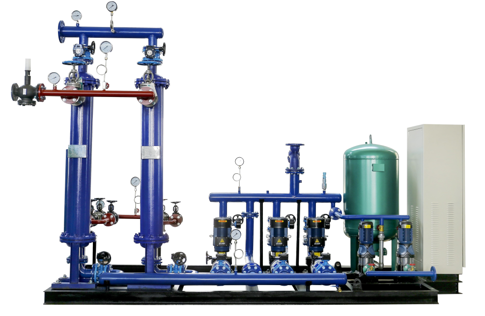 北京殼管換熱機組+補水系統(tǒng)